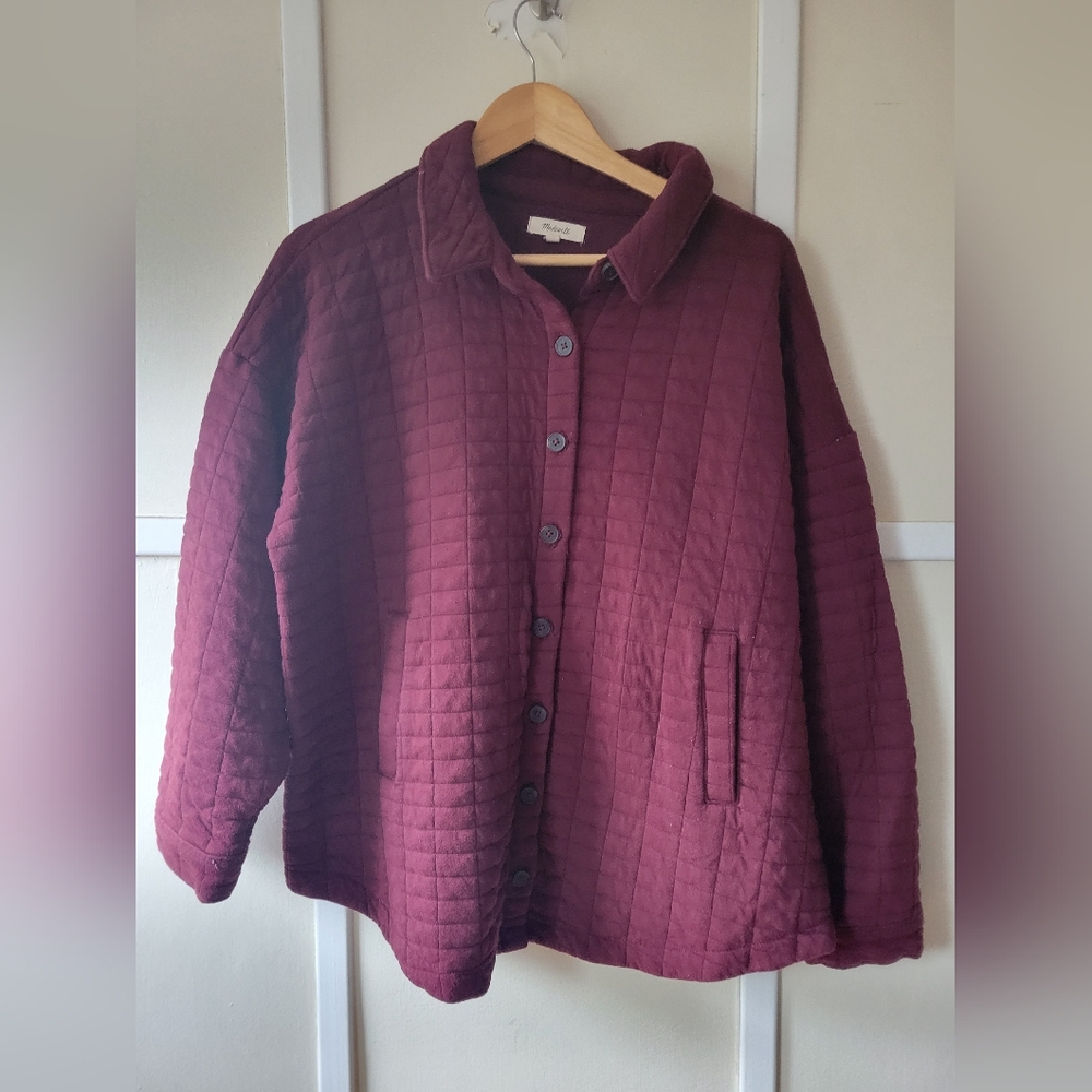 Quilted Burgundy Jacket